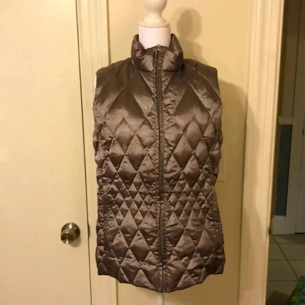 Lands End puffer vest